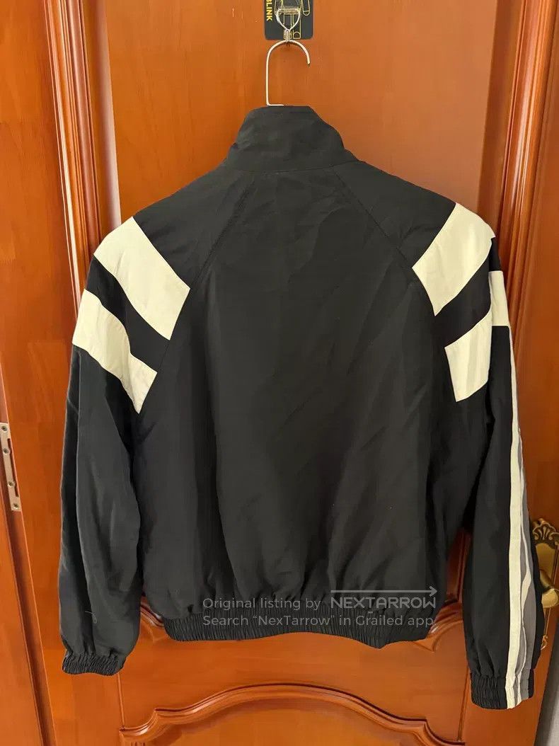 Balenciaga Balenciaga Black, White, and Grey Patchwork Dual-Stripe Sc Size US XS / EU 42 / 0 - 2 Thumbnail