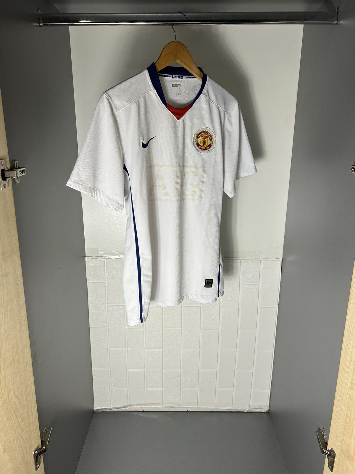 Nike VINTAGE NIKE FC MANCHESTER UNITED ENGLAND SOCCER JERSEY Y2K Size US M / EU 48-50 / 2 - 4 Thumbnail
