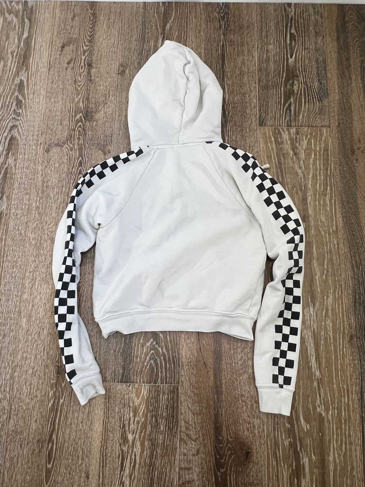 RE/DONE Redone solid & striped cropped zipup hoodie Size XS / US 0-2 / IT 36-38 - 2 Thumbnail