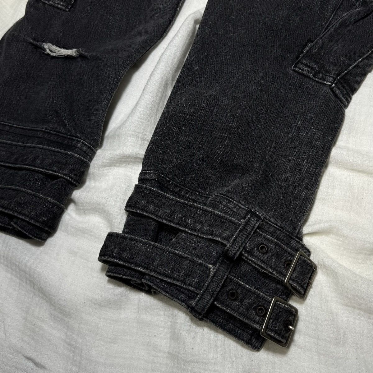 Hysteric Glamour 00s hysteric glamour Cropped Denim Pants y2k Size 28" / US 6 / IT 42 - 6 Thumbnail
