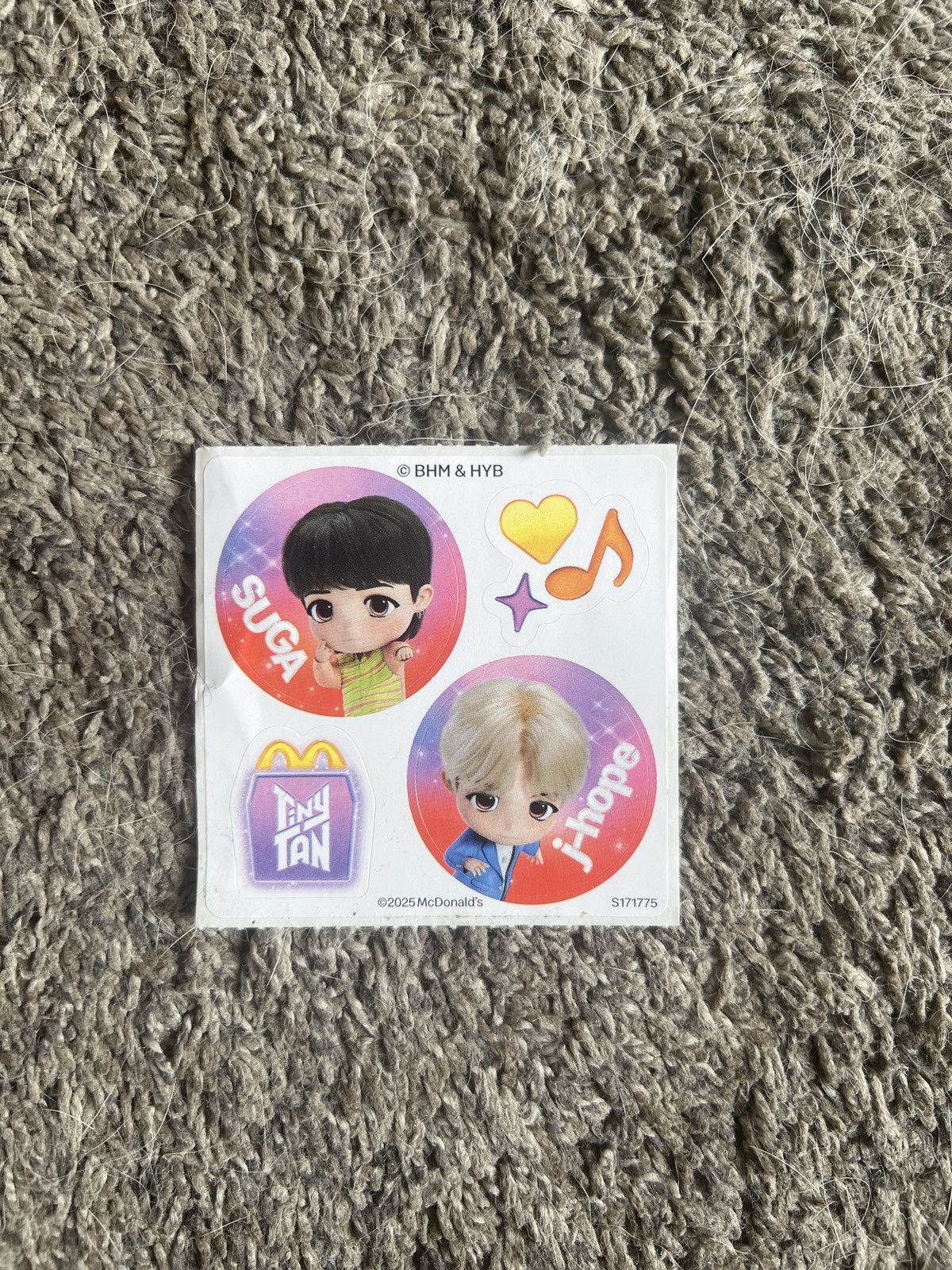 Hypebeast 2025 McDonald’s TinyTAN Sticker Size ONE SIZE - 1 Thumbnail