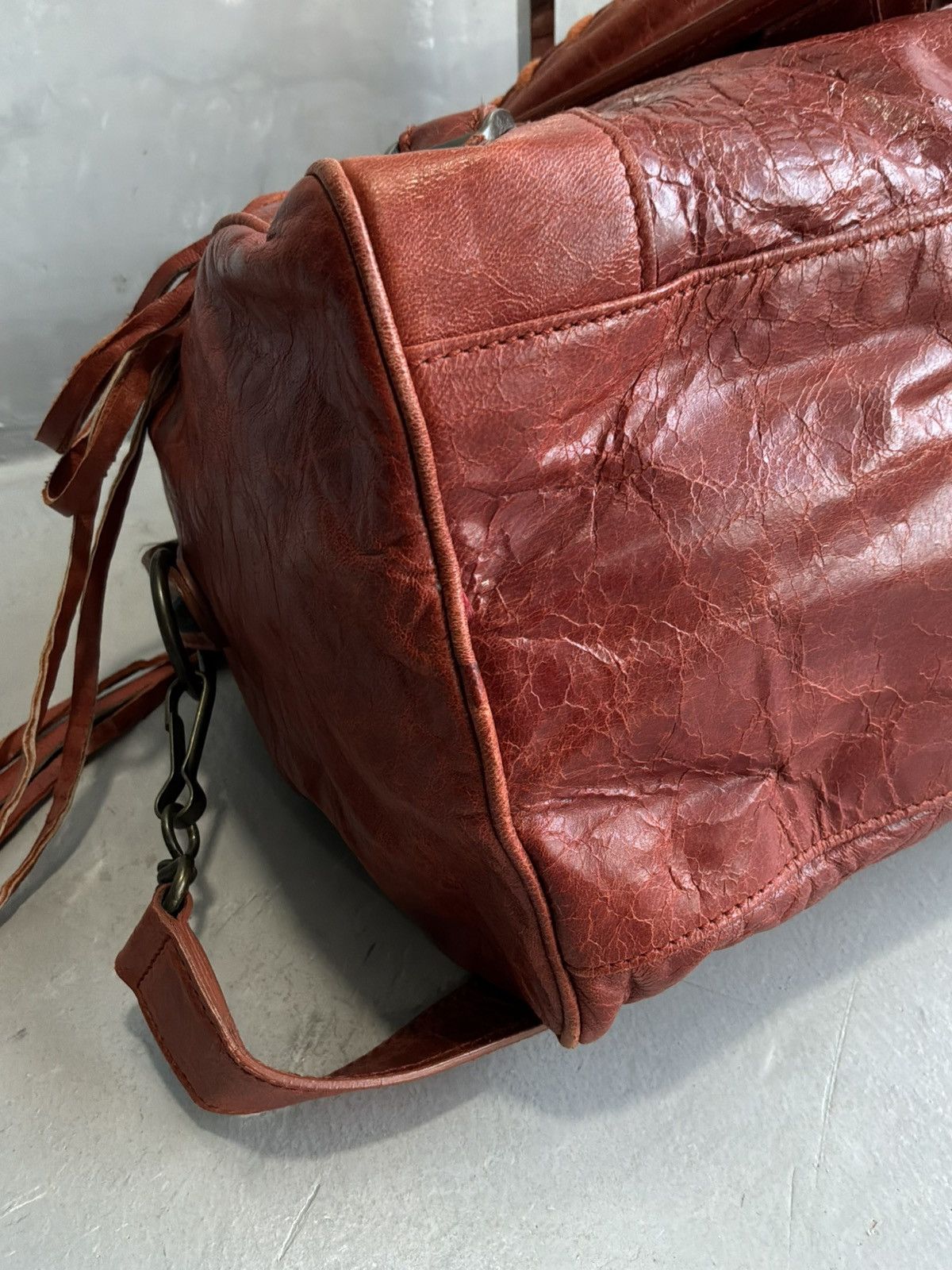 Balenciaga 2000s Balenciaga - City Twiggy - Lambskin Leather Bag Size ONE SIZE - 10 Thumbnail