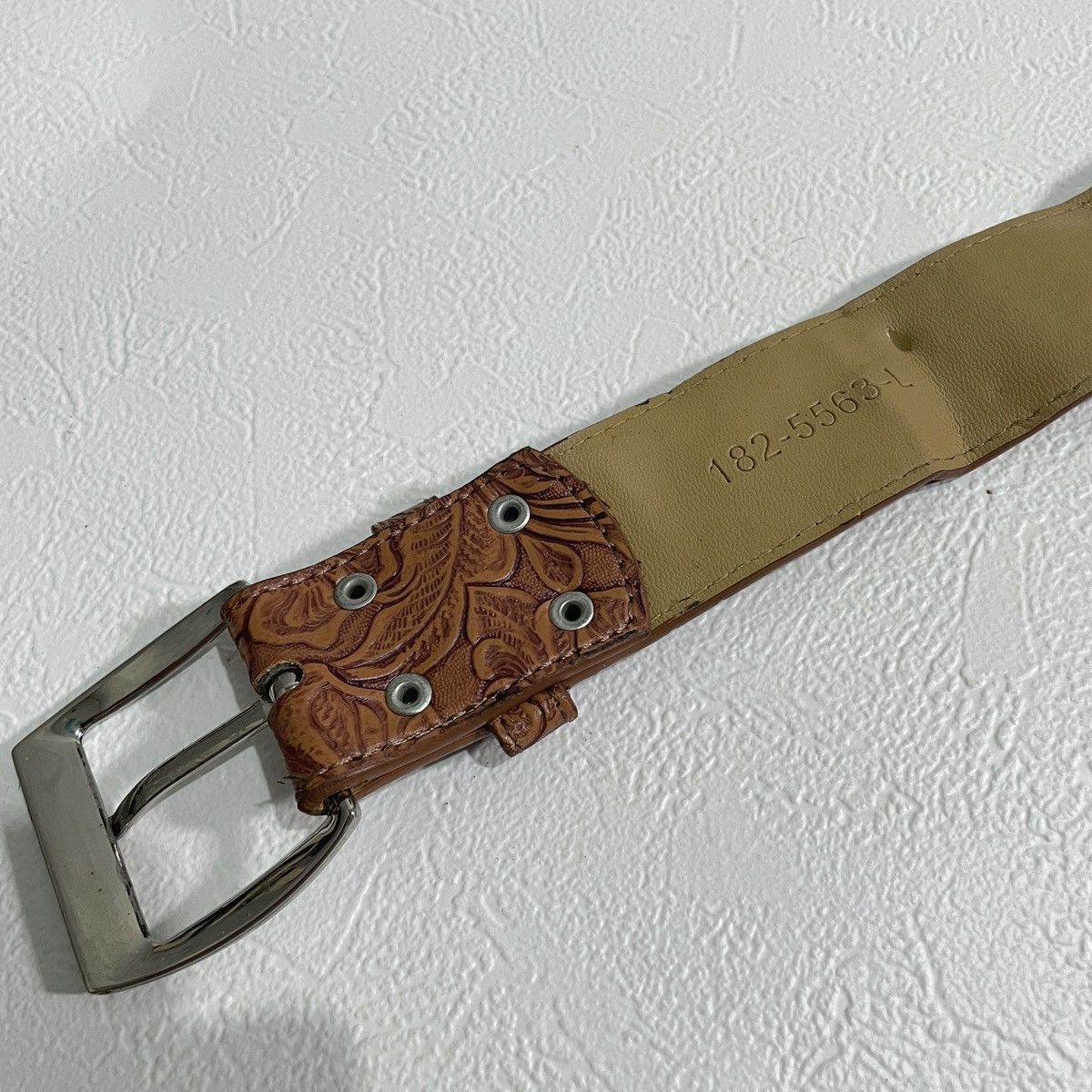 Tornado Mart Vintage western y2k leather belt Size ONE SIZE - 4 Thumbnail