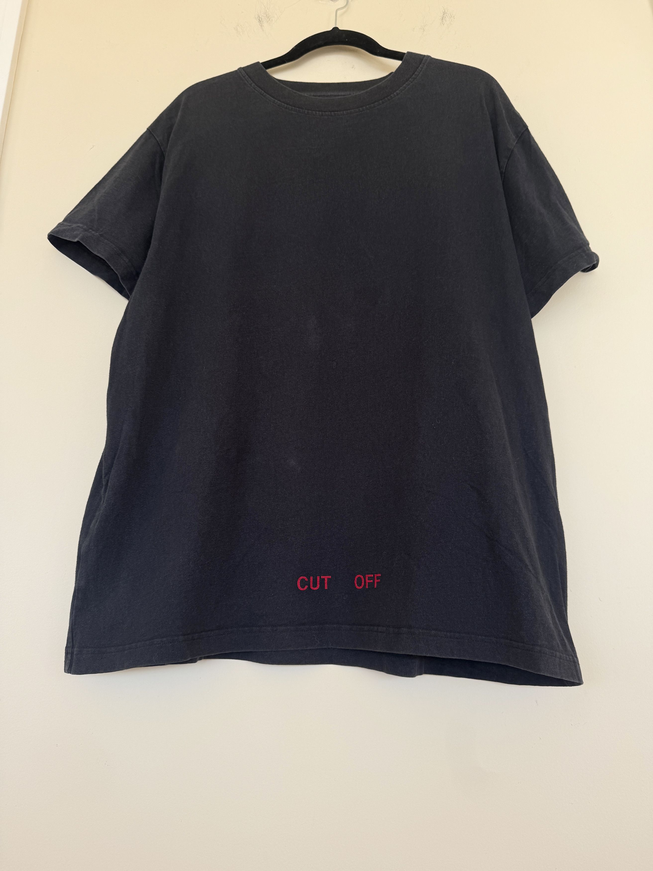 Off-White Off White Cut Off Tee Size US M / EU 48-50 / 2 - 3 Thumbnail