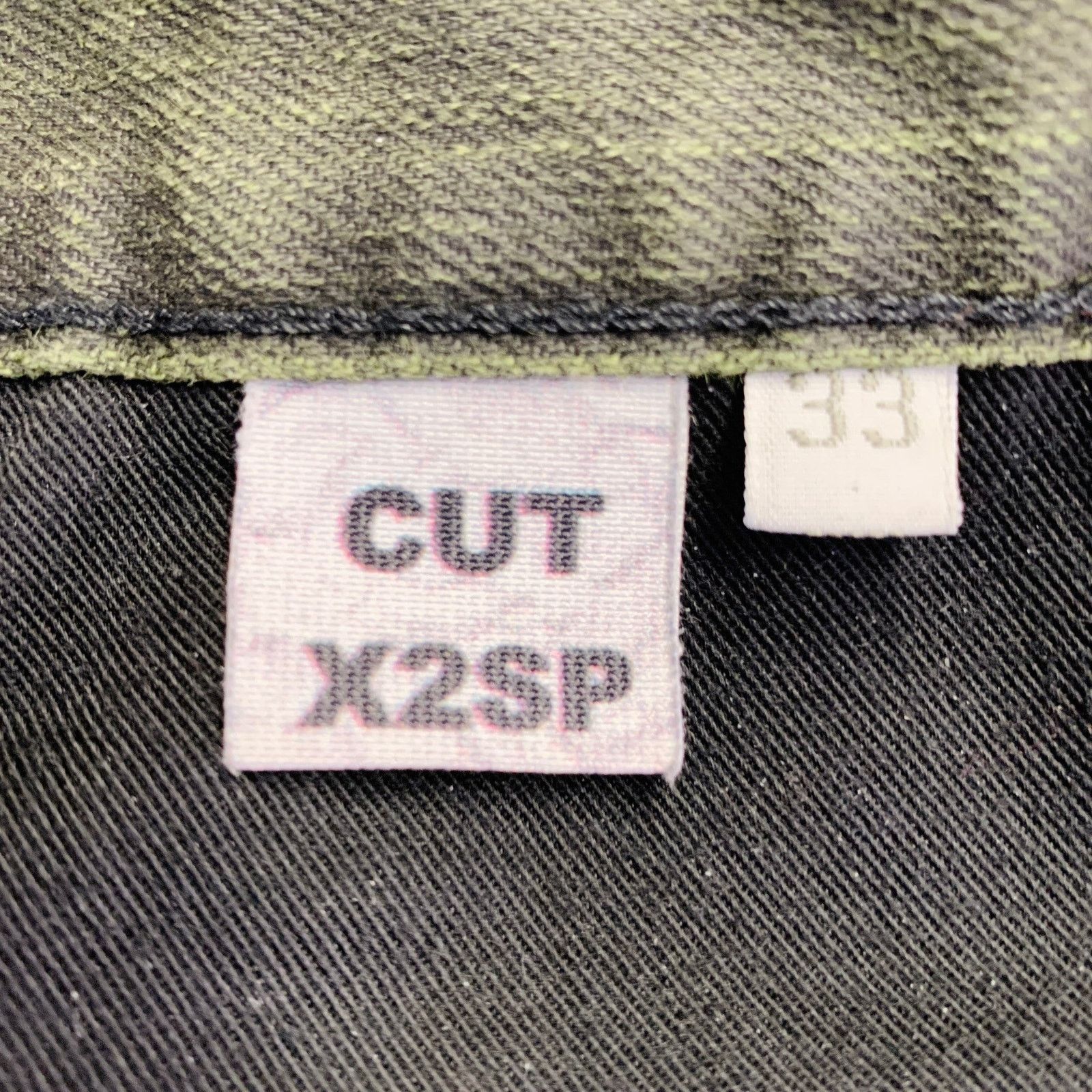 Other VERSUCHSKIND Green Grey Cotton Straight Zip Fly Jeans Size US 33 - 10 Thumbnail