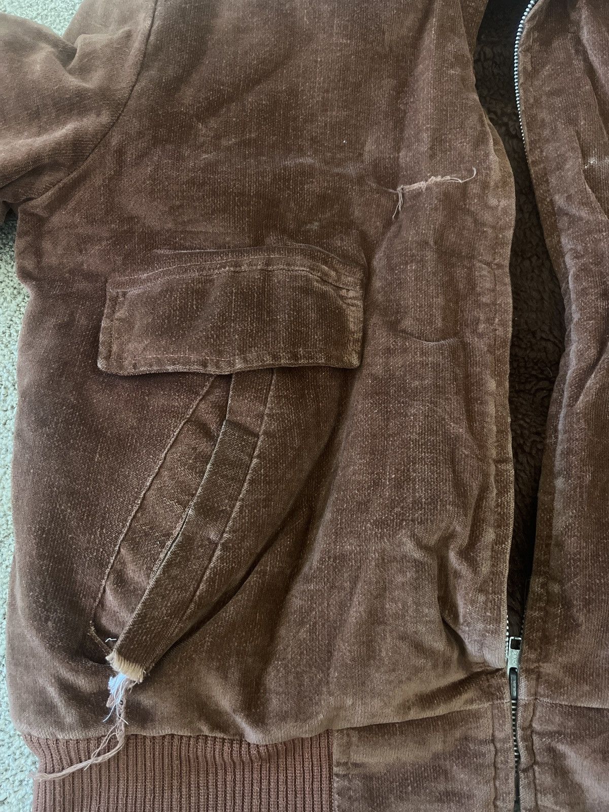 Vintage Vintage Corduroy Sherpa Bomber Jacket Size US M / EU 48-50 / 2 - 5 Thumbnail