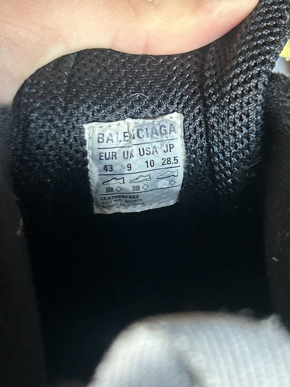 Balenciaga Balenciaga X-Pander Black/Yellow Size US 9.5 / EU 42-43 - 6 Thumbnail