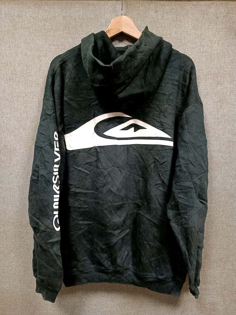 vintage sweatshirt hoodie quiksilver big logo