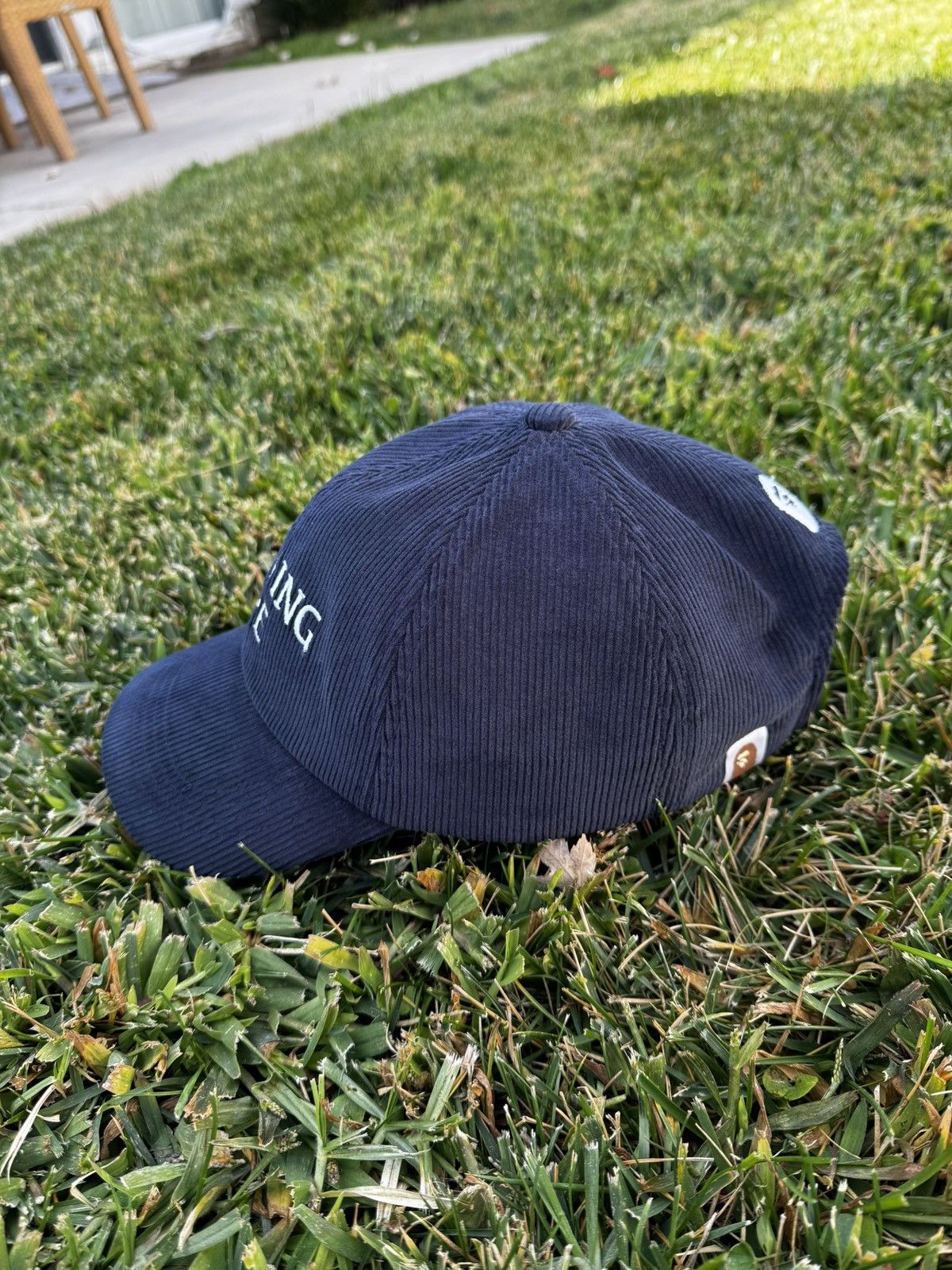 Bape Bathing Ape Corduroy Adjustable Hat Size ONE SIZE - 3 Thumbnail