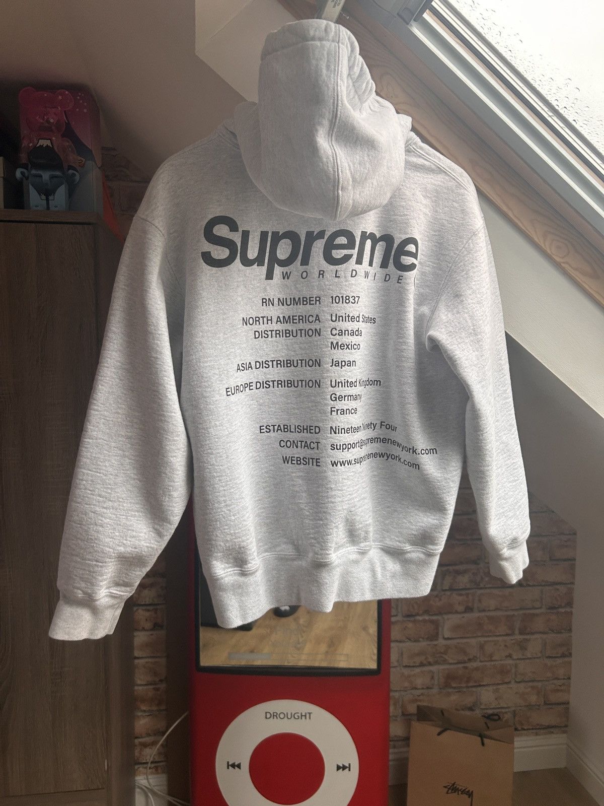 Supreme Supreme World Wide hoodie SS23 Size US S / EU 44-46 / 1 - 2 Thumbnail