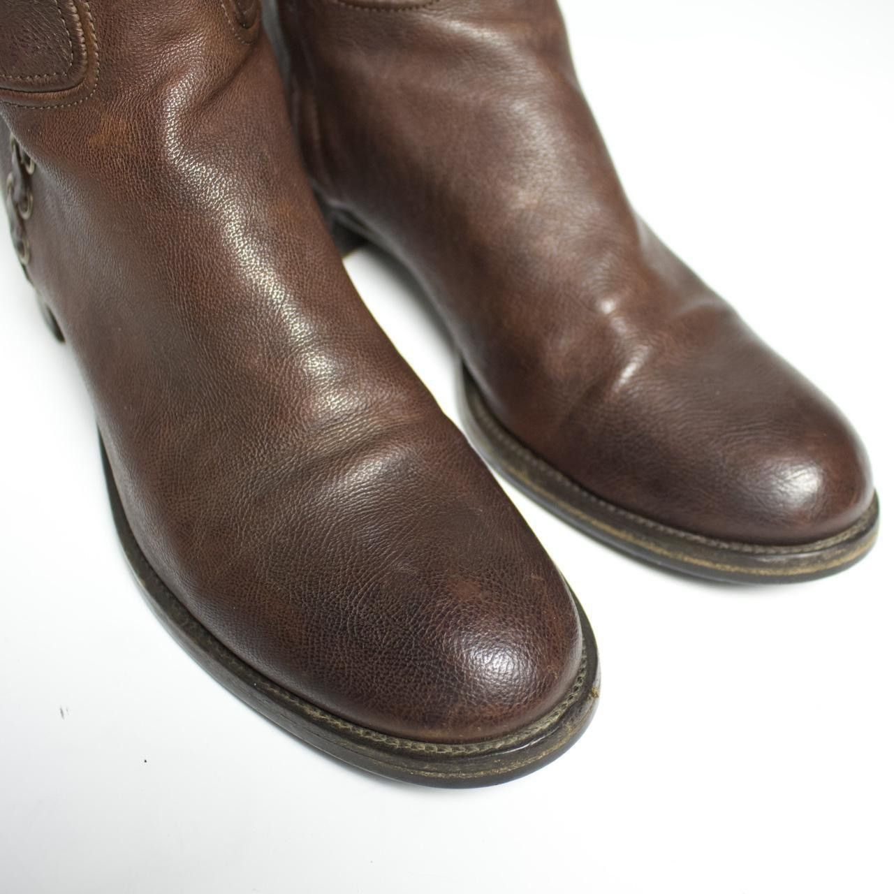 Prada PRADA GROMMET RIDING BOOTS Size US 7.5 / IT 37.5 - 3 Thumbnail