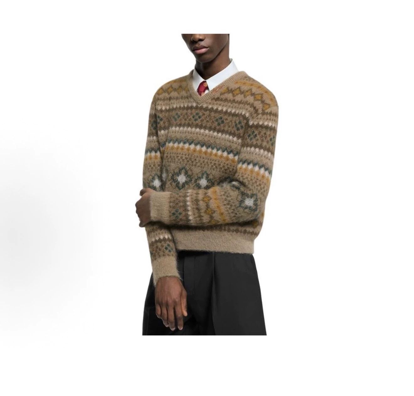 Louis Vuitton Louis Vuitton Fair Isle Mohair Sweater Size US S / EU 44-46 / 1 - 1 Thumbnail