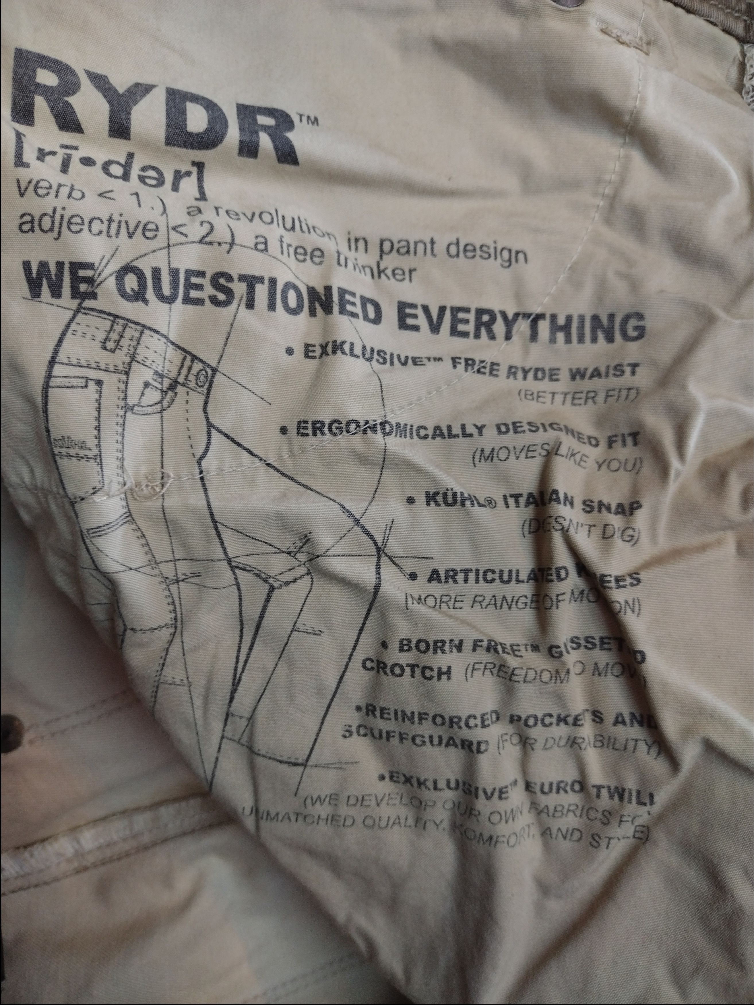 Kuhl × Mountain Khakis Kuhl Mountain Ryder Revolution Hiking Pants Distressed Size US 34 / EU 50 - 9 Thumbnail