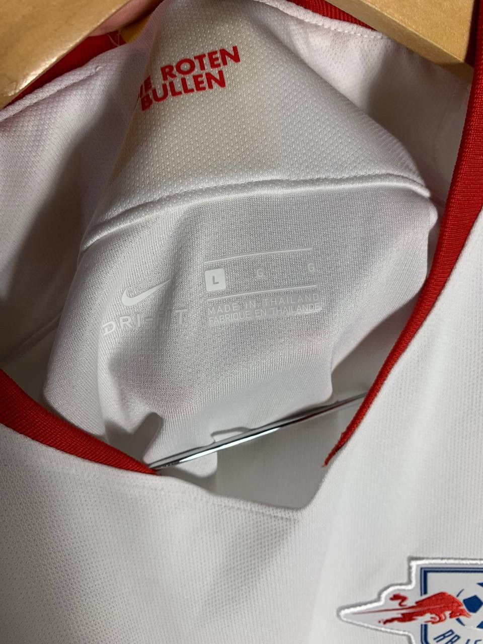 Nike × Vintage VERY RARE NIKE FC RB LEIPZIG GERMANY SOCCER JERSEY BLOKECORE Size US L / EU 52-54 / 3 - 4 Thumbnail