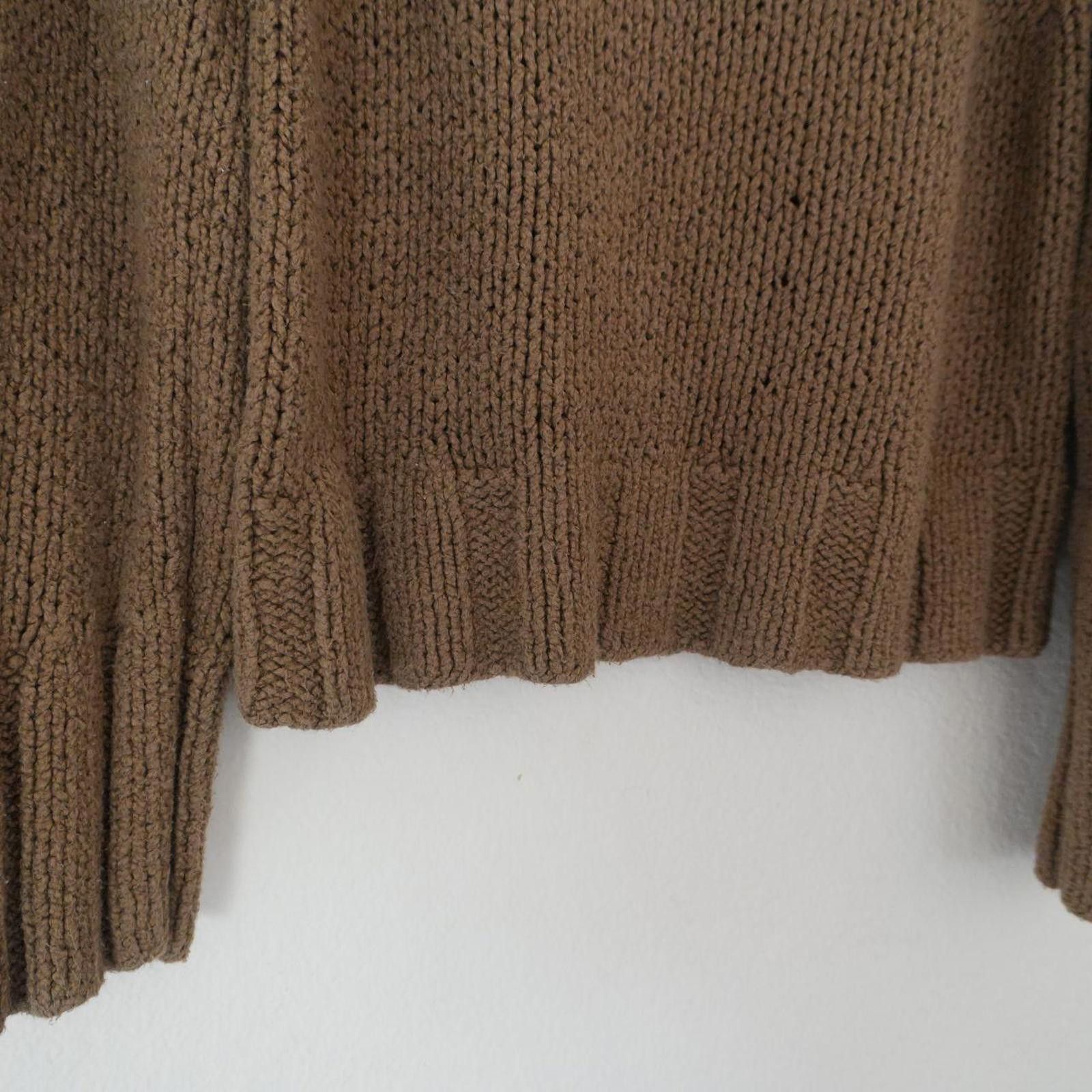 Free People Free People Sweater Women's XS Brown Chunky Knit Size XS / US 0-2 / IT 36-38 - 3 Thumbnail