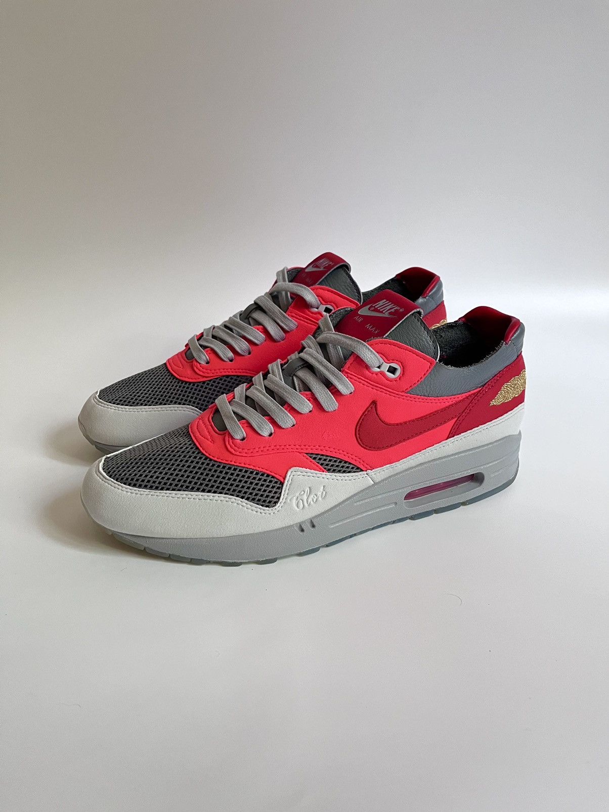 CLOT × Nike Nike Air Max 1 X CLOT “Solar Red” Size US 10 / EU 43 - 3 Thumbnail