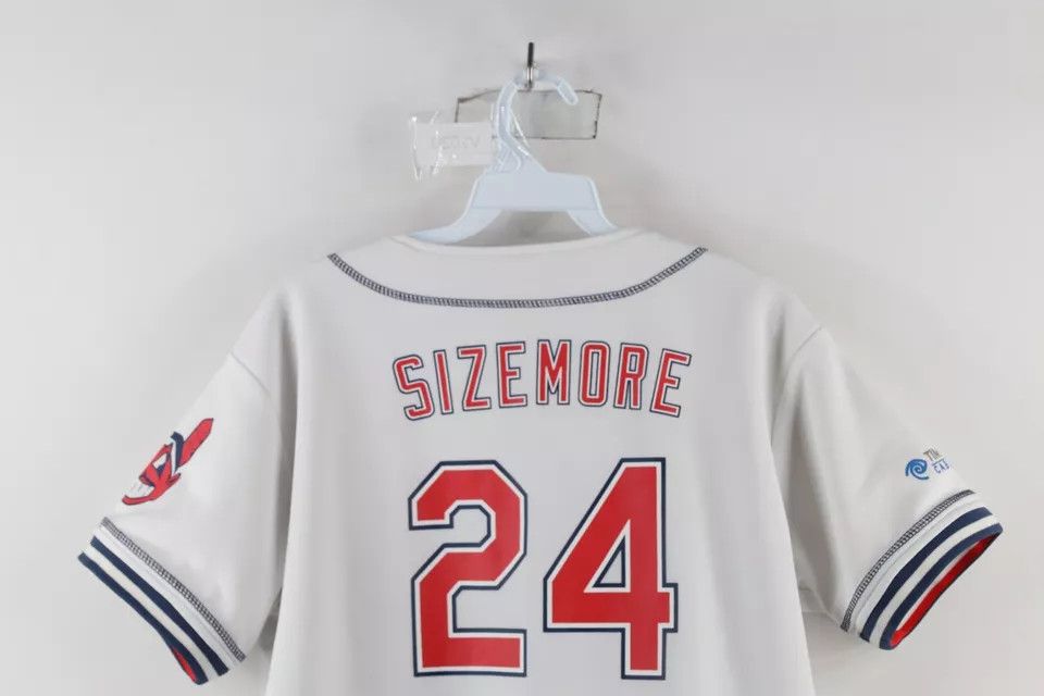 Vintage Vintage Reversible Sizemore Cleveland Indians Jersey Size US S / EU 44-46 / 1 - 12 Thumbnail