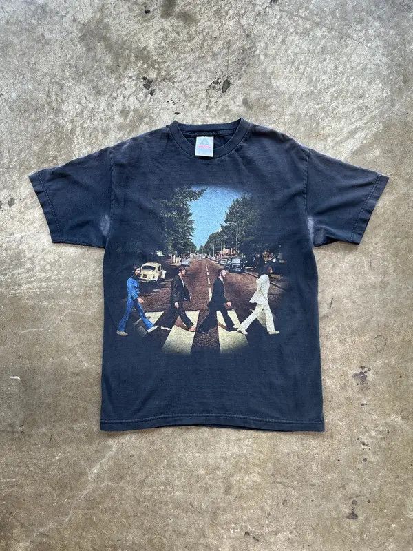 Band Tees Fujita x Emi Vintage Y2K Abbey Road The Beatles Tee Medium Size US M / EU 48-50 / 2 - 2 Thumbnail