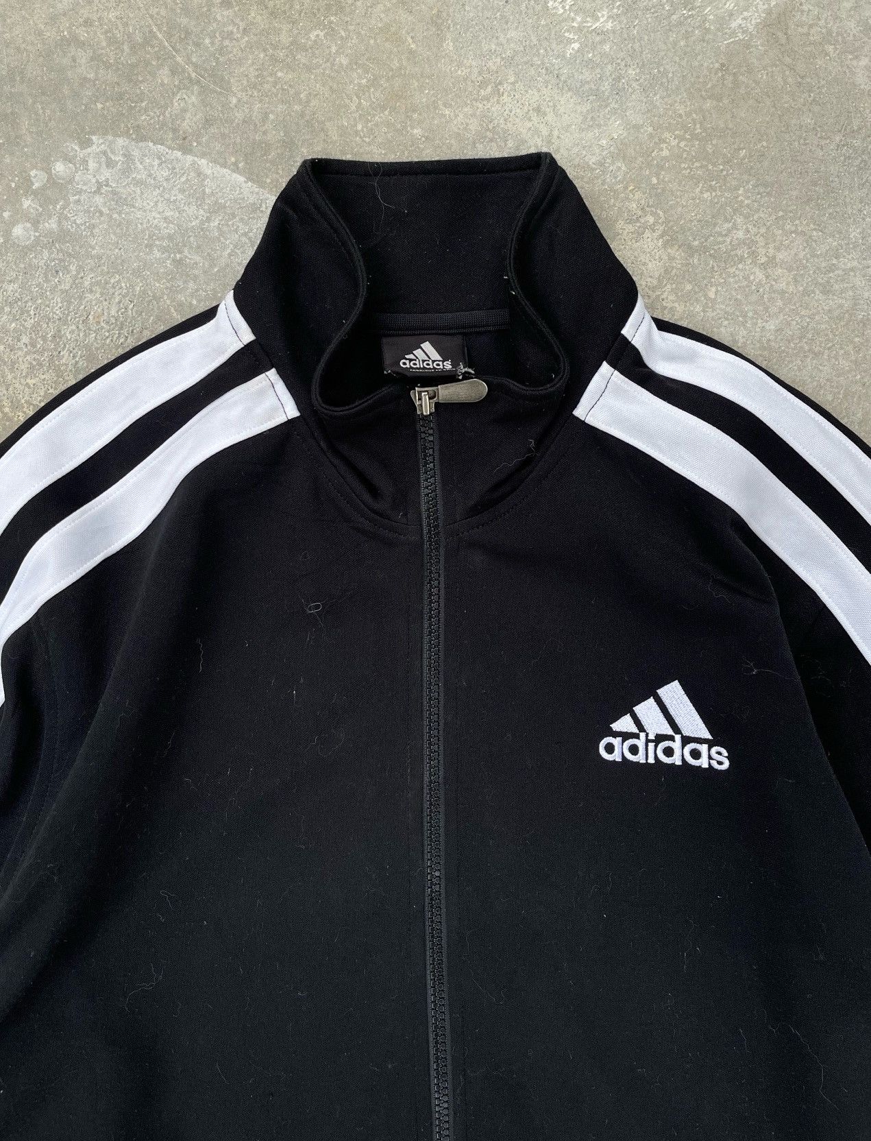 Adidas × Vintage 🔥Vintage Adidas Embroidered Logo Track Top Size US L / EU 52-54 / 3 - 8 Thumbnail
