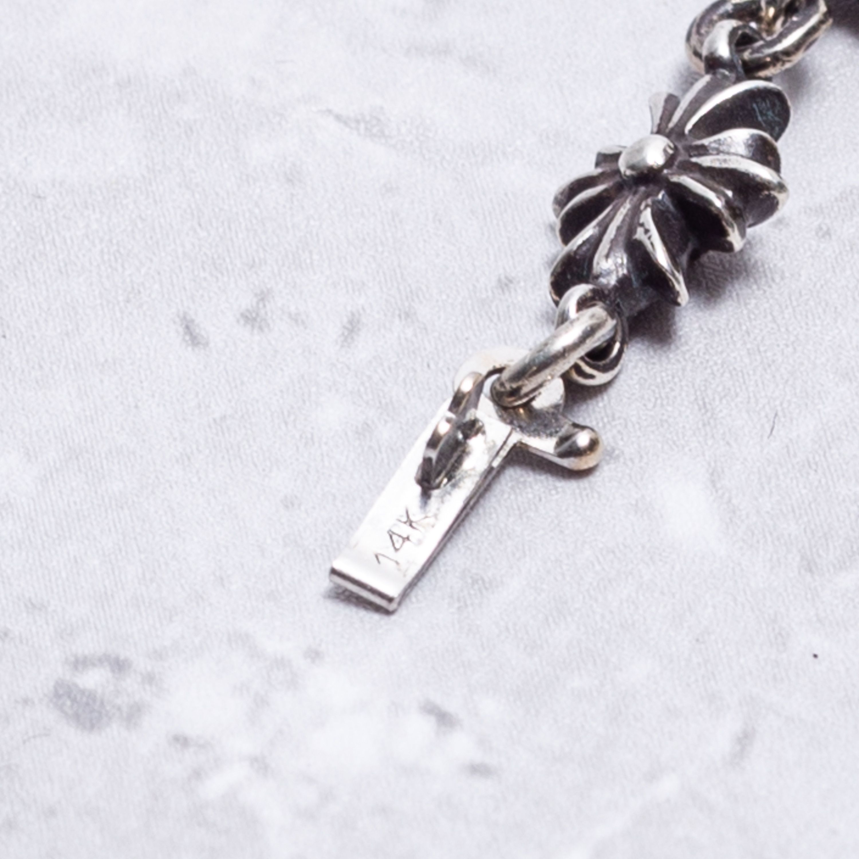 Chrome Hearts CHROME HEARTS Silver Tiny E 10 Bracelet Size ONE SIZE - 8 Thumbnail