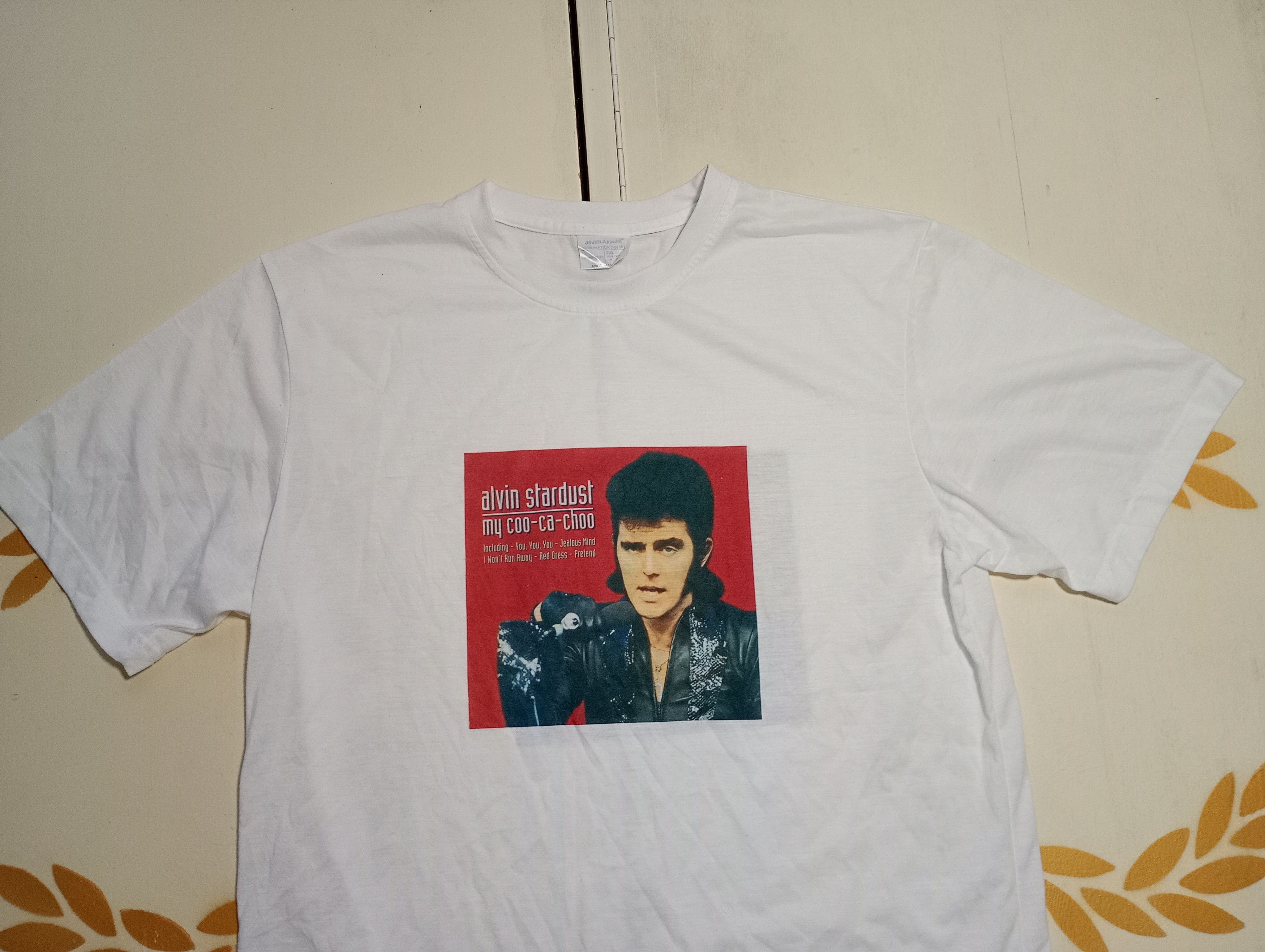 Band Tees Alvin Stardust My Coo-Ca-Choo T-Shirt Vintage Size US XL / EU 56 / 4 - 3 Thumbnail