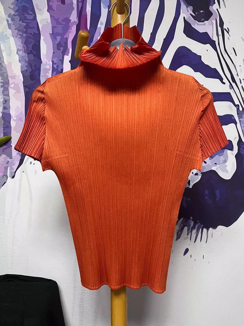 Issey Miyake issey miyake Semi-high collar and short sleeves 2505-Nextar Size S / US 4 / IT 40 - 1 Thumbnail