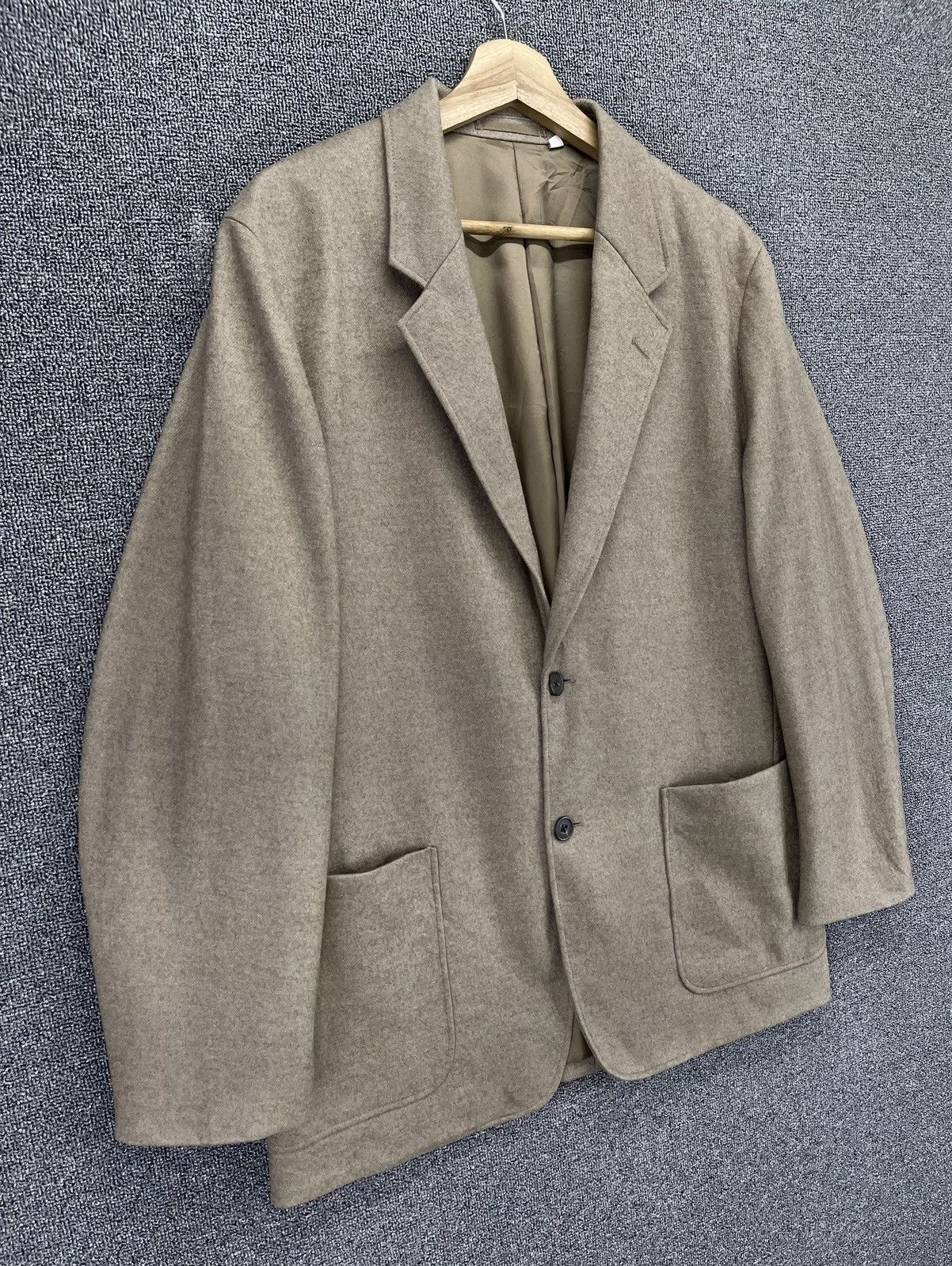 Lemaire × Uniqlo Lemaire X Uniqlo Rare Luxury Wool Blazer Jacket Size US L / EU 52-54 / 3 - 2 Thumbnail