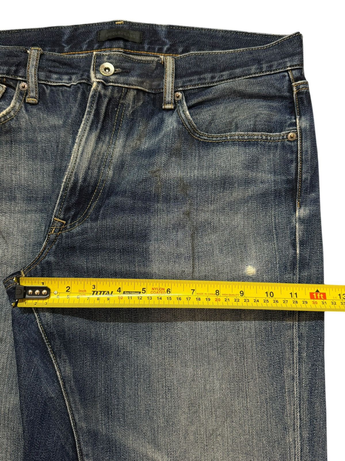 Uniqlo Vintage Y2K Japanese Uniqlo Blue Faded Wash Straight Leg Size US 34 / EU 50 - 13 Thumbnail