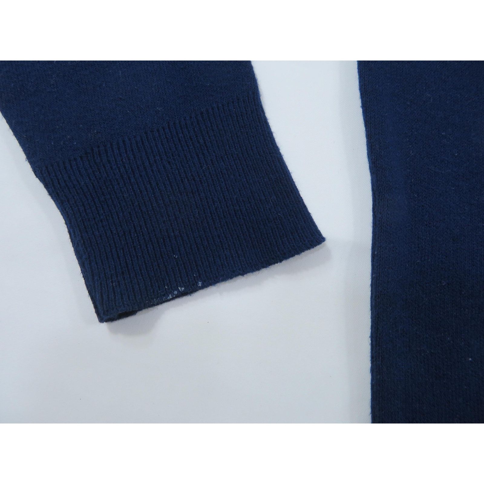 Other Andrew Rohan Sweater Navy Blue Pullover Acrylic Sz L 80s Size US L / EU 52-54 / 3 - 4 Thumbnail
