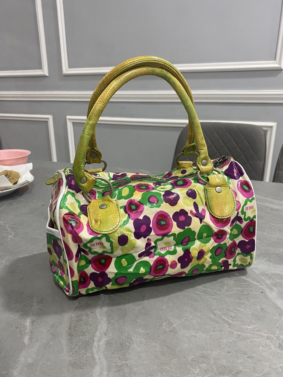 Vintage ANNA SUI MINI BOSTON BAG Size ONE SIZE - 2 Thumbnail