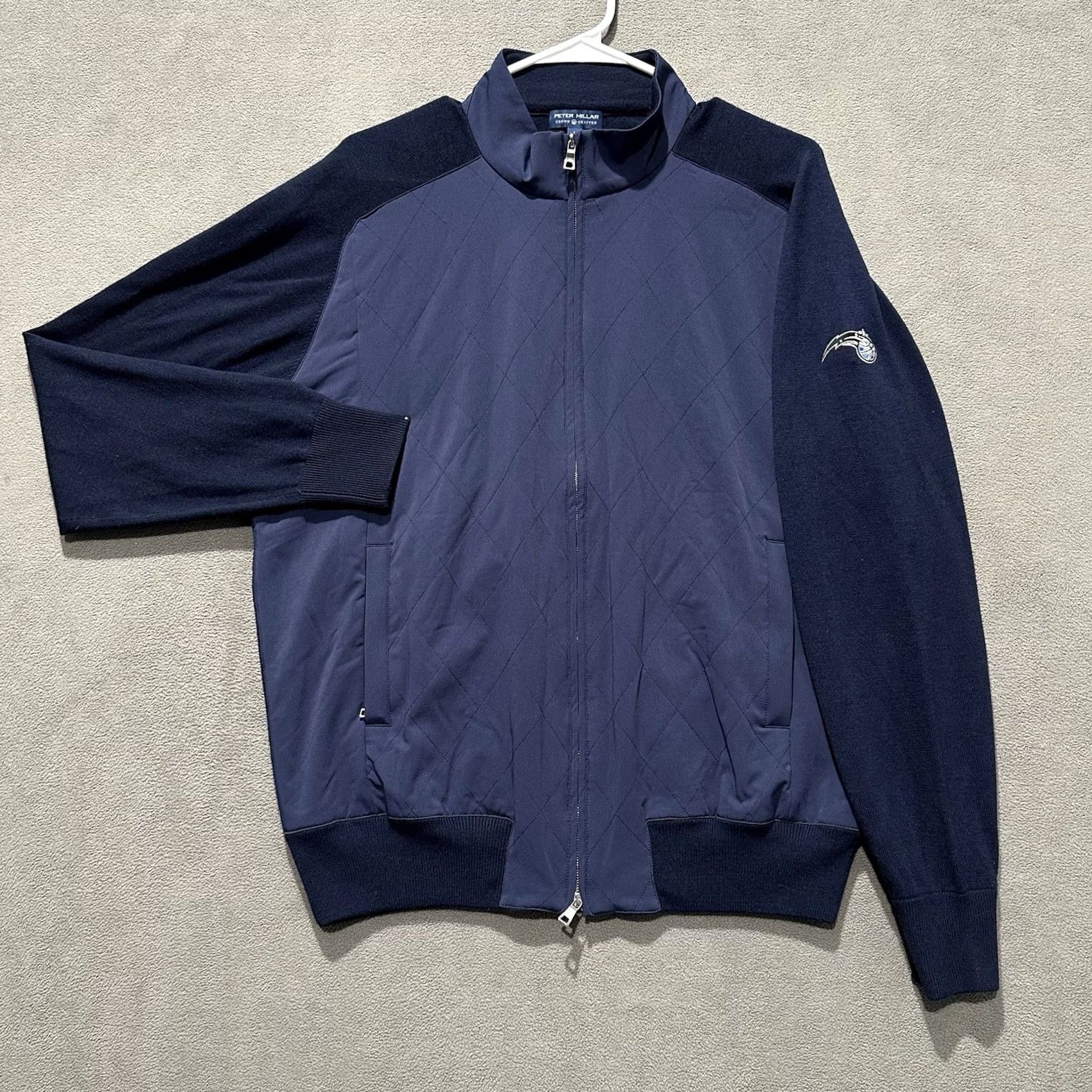 Peter Millar Peter Millar Crown Crafted Hybrid Quilted Jacket Mens L Blue Wool Orlando Magic Jacket Size US L / EU 52-54 / 3 - 2 Thumbnail