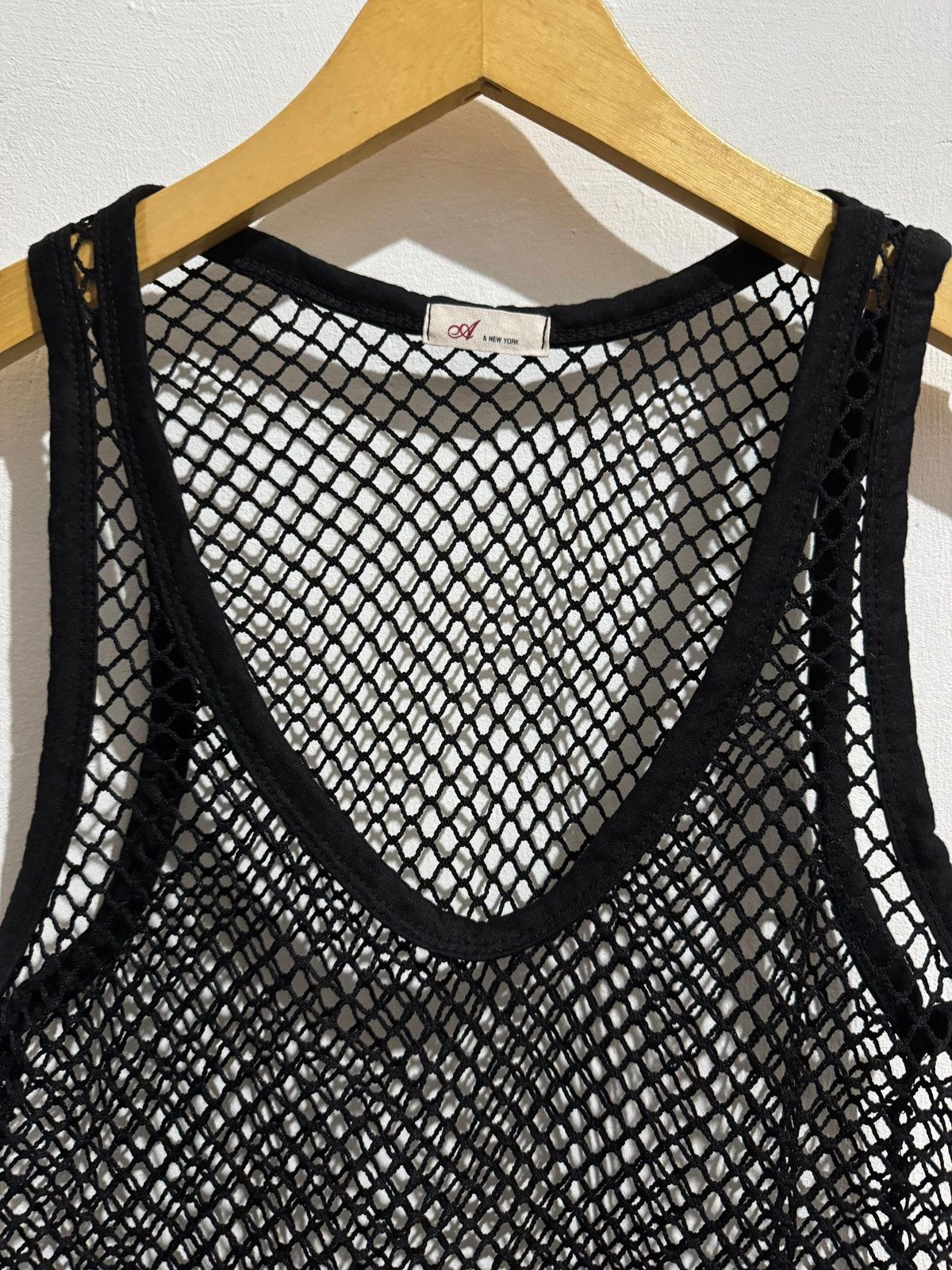 Hysteric Glamour × If Six Was Nine × Le Grande Bleu (L.G.B.) Y2k Japanes Mesh Top ifsixwasnine lgb style Size US M / EU 48-50 / 2 - 2 Thumbnail