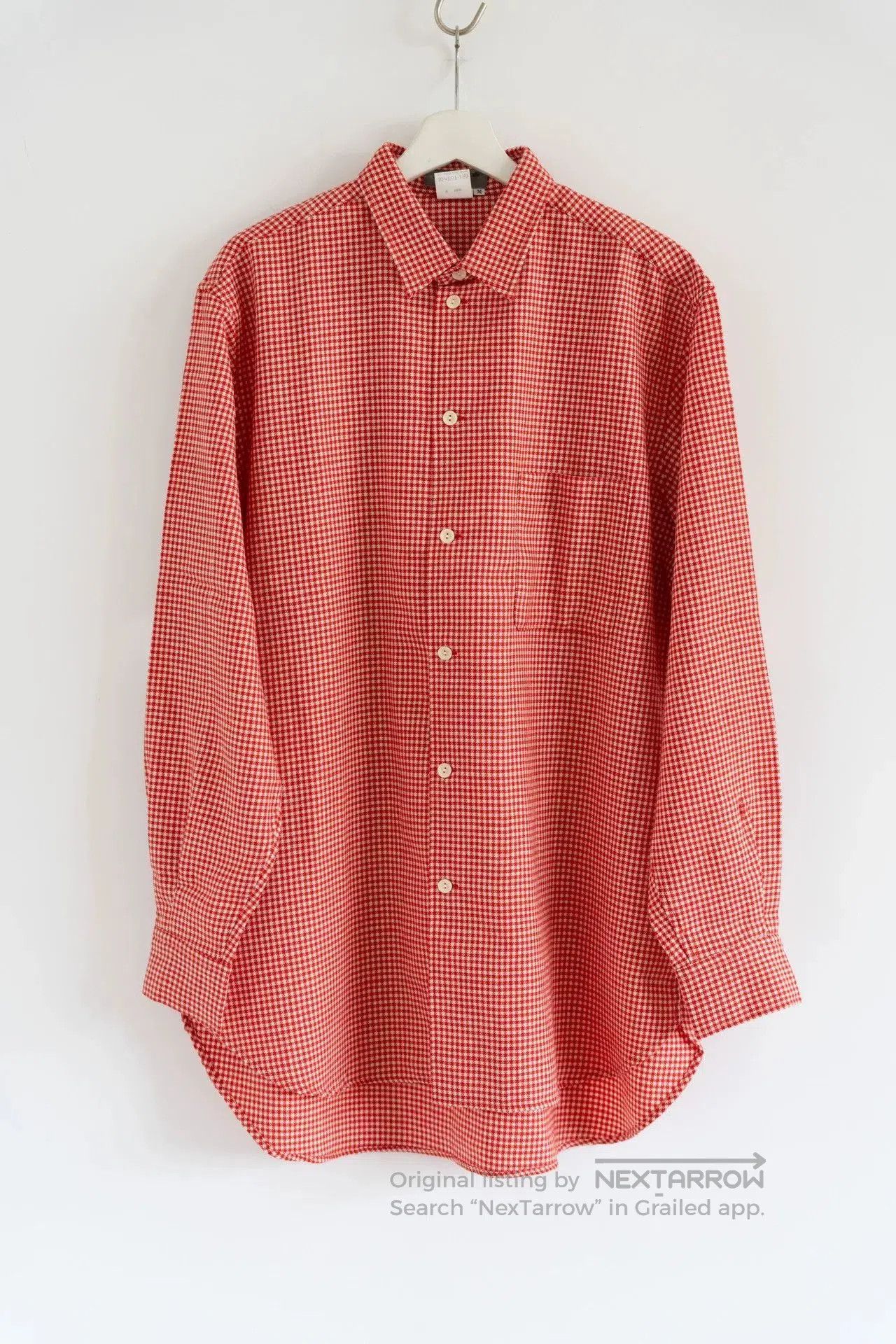 Yohji Yamamoto yohji yamamoto red checkered shirt. Size US M / EU 48-50 / 2 - 1 Thumbnail