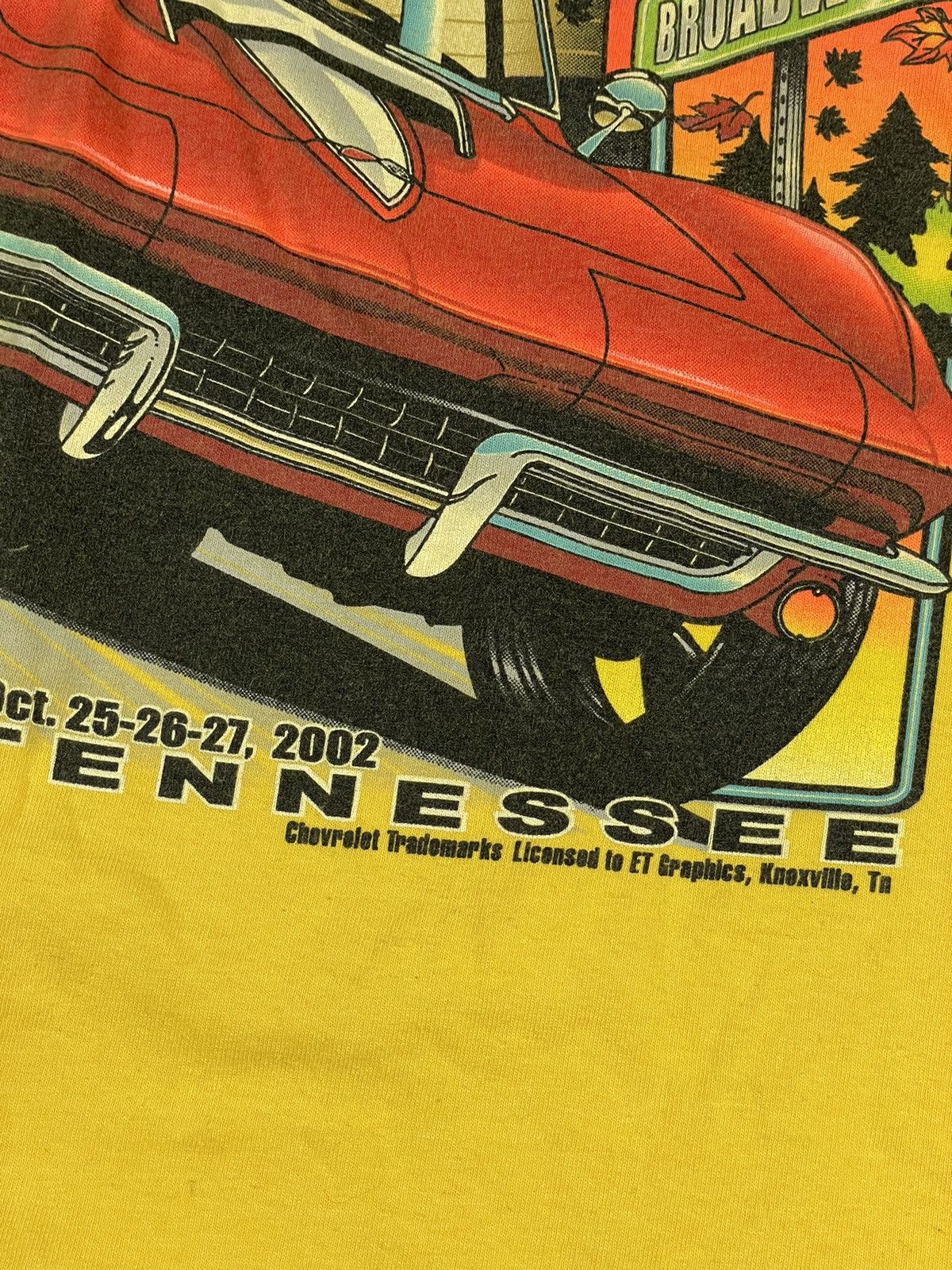 Chevrolet × Vintage Corvette rare c2 t shirt tees 25 boxy moto sport chevy Size US L / EU 52-54 / 3 - 6 Thumbnail
