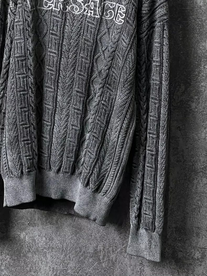 Versace Versace Grey letter cotton sweater Size US M / EU 48-50 / 2 - 4 Thumbnail