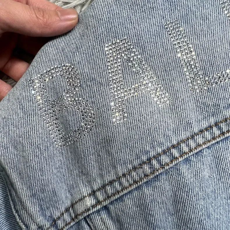 Balenciaga Balenciaga Crystal Jeans Jacket, Size 36 Size XS / US 0-2 / IT 36-38 - 5 Thumbnail