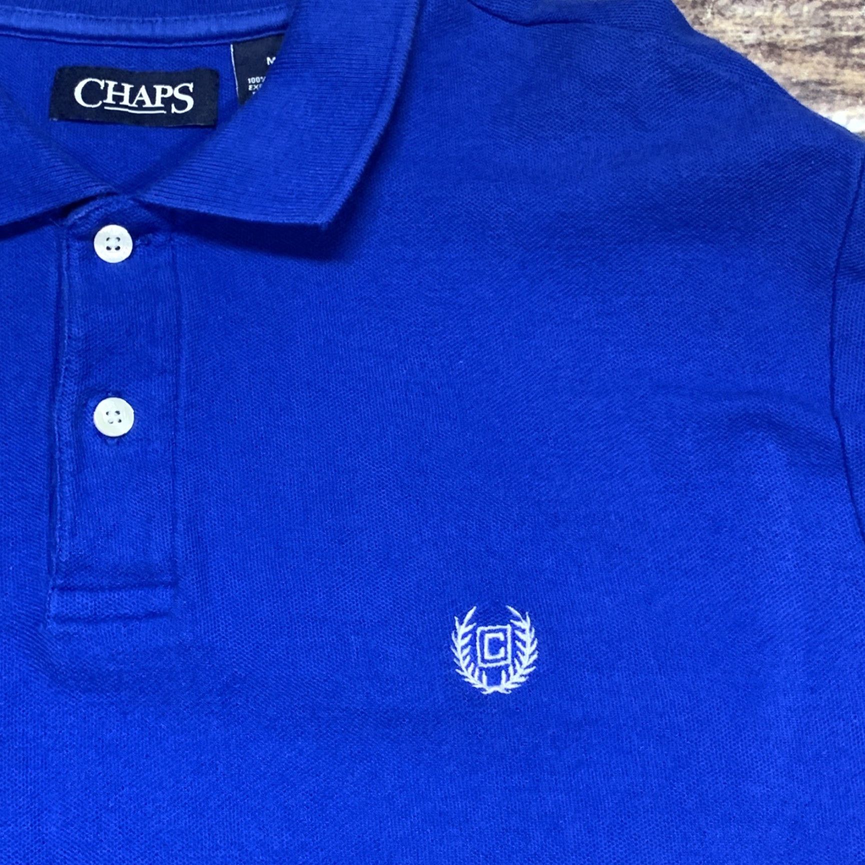 Chaps Chaps Polo Shirt Mens M Blue Casual Embroidered Beach Golf Cotton Polo Shirt Mens Medium Blue Embroidered Logo Beach Golf Casual Size US M / EU 48-50 / 2 - 5 Thumbnail