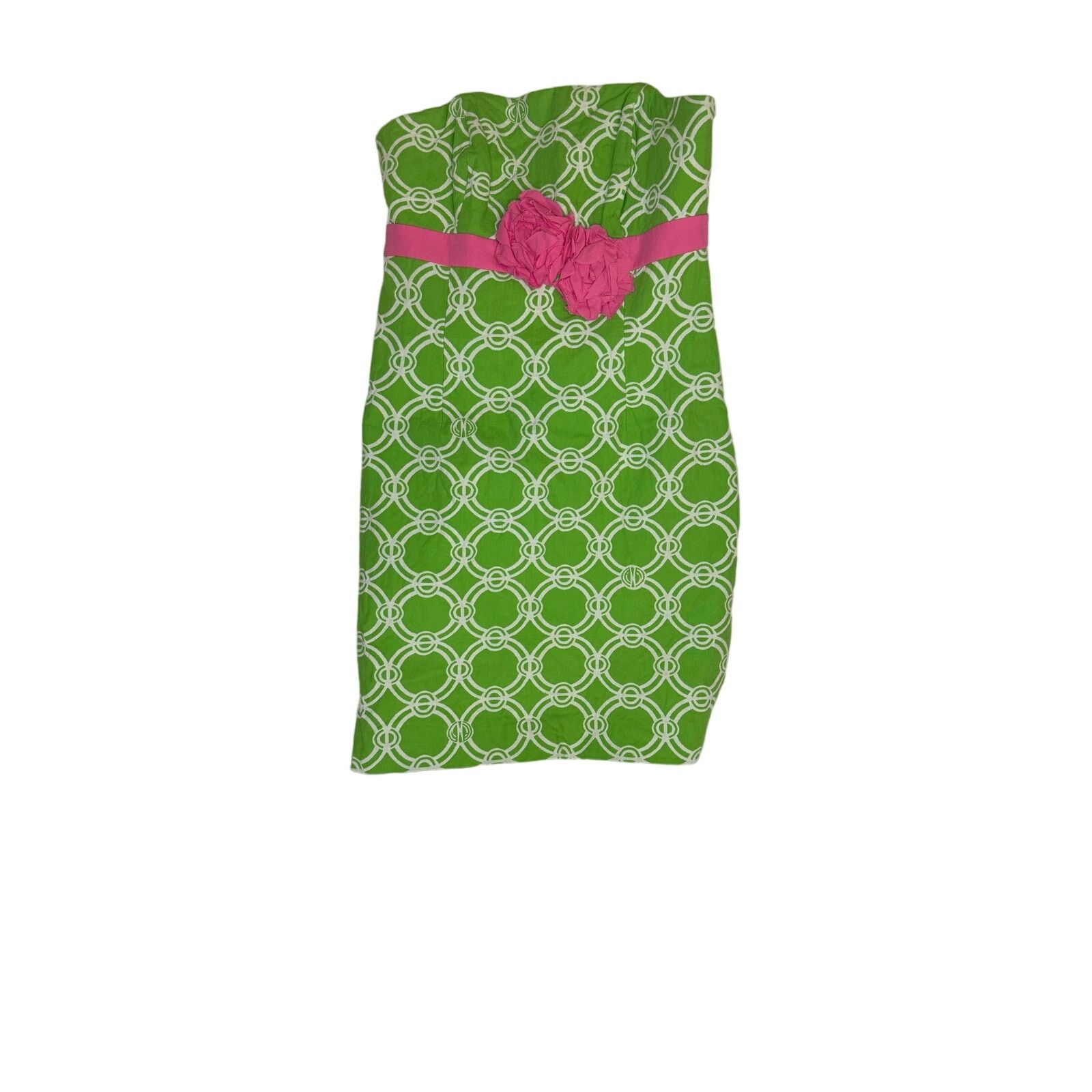 Lilly Pulitzer Lilly Pulitzer Preppy Strapless Dress Size XS / US 0-2 / IT 36-38 - 1 Thumbnail
