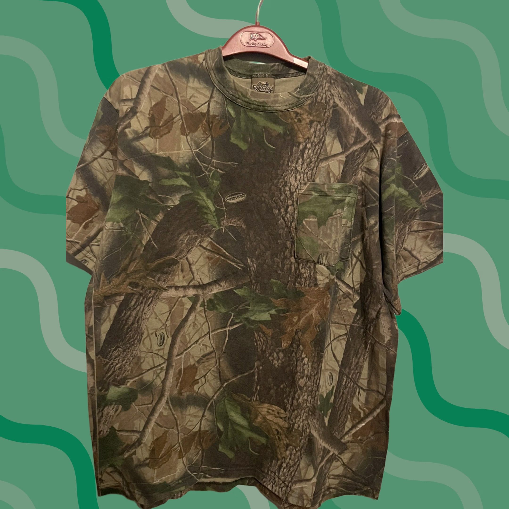 Realtree VINTAGE Realtree Shirt Mens XL Whitewater Hunting Camo Pocket Size Y2K A161 Size US XL / EU 56 / 4 - 1 Thumbnail