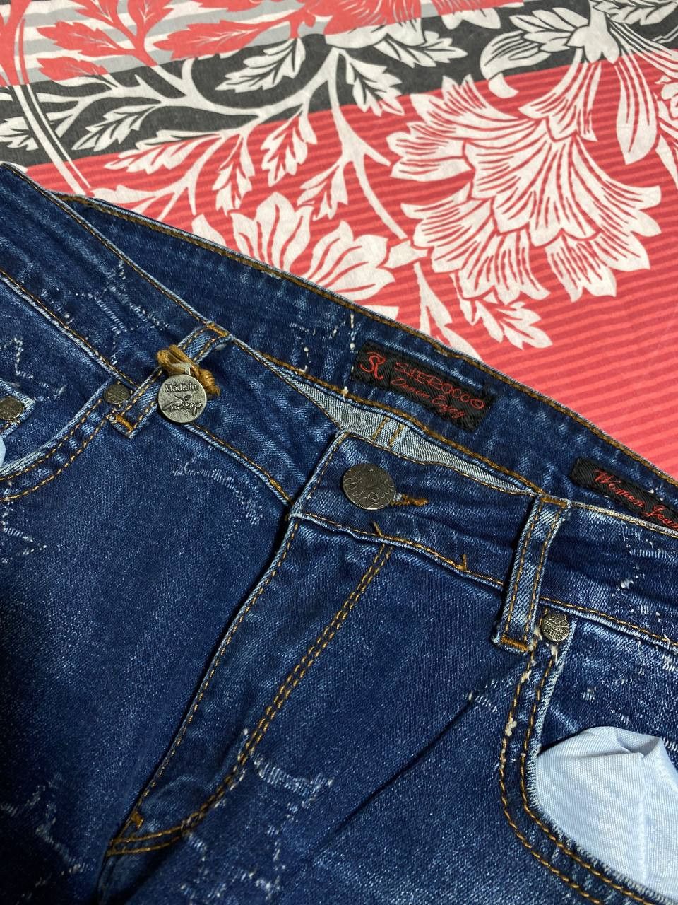 Japanese Brand Crazy Crash Dirty Baggy Faded Jean Japan Avant Garde Style Size US 30 / EU 46 - 19 Thumbnail