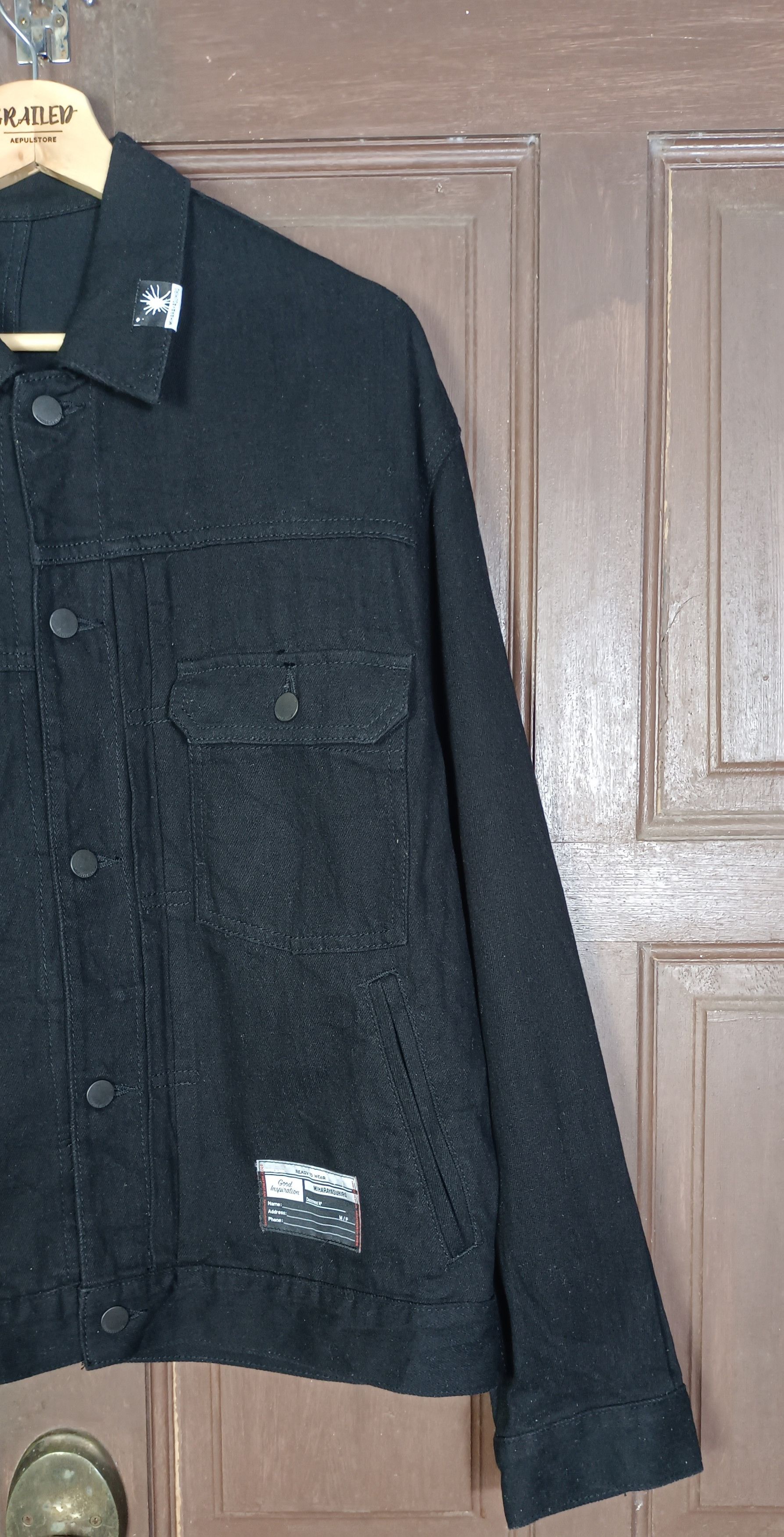 Maison MIHARA YASUHIRO Miharayasuhiro Denim Jacket Super Black Size US M / EU 48-50 / 2 - 4 Thumbnail