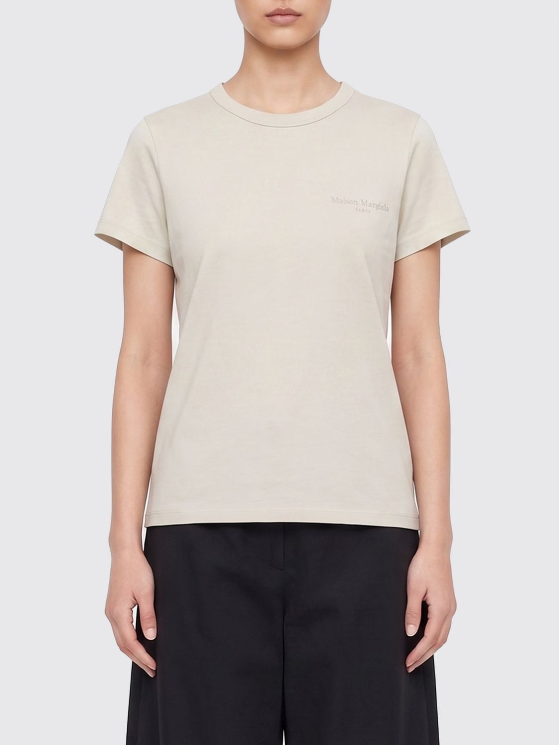 Maison Margiela Maison Margiela T-Shirt Woman White Size M / US 6-8 / IT 42-44 - 1 Thumbnail