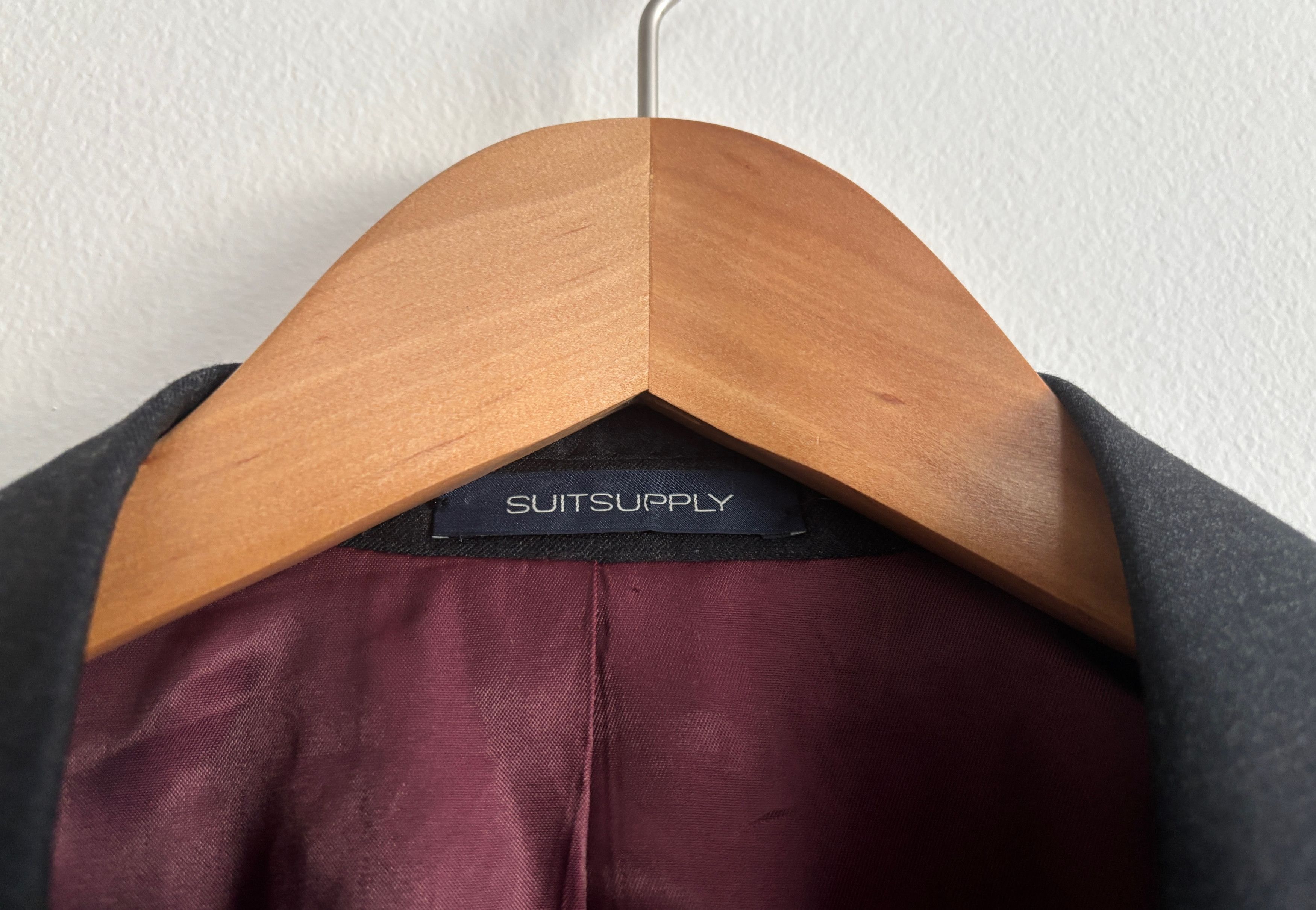 Suitsupply $575 Charcoal Sport Coat/ Blazer Surgeon’s Cuffs- 40 Size 40L - 5 Thumbnail