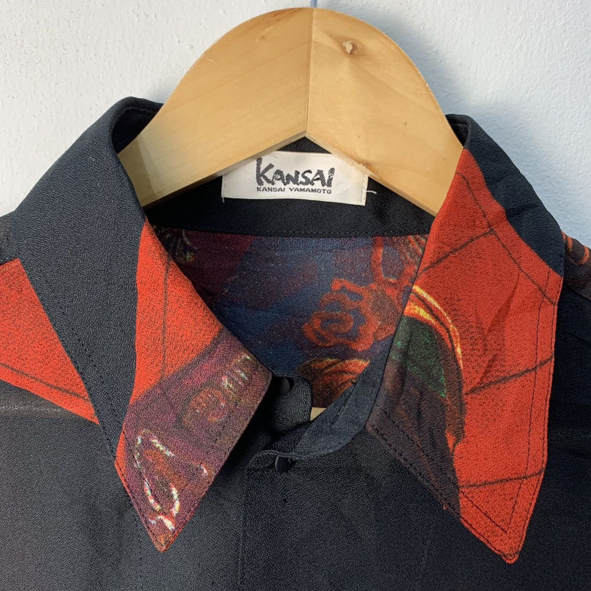 Kansai Yamamoto Kansai Yamamoto Paisley Long Sleeve 80s Military Size US XL / EU 56 / 4 - 5 Thumbnail