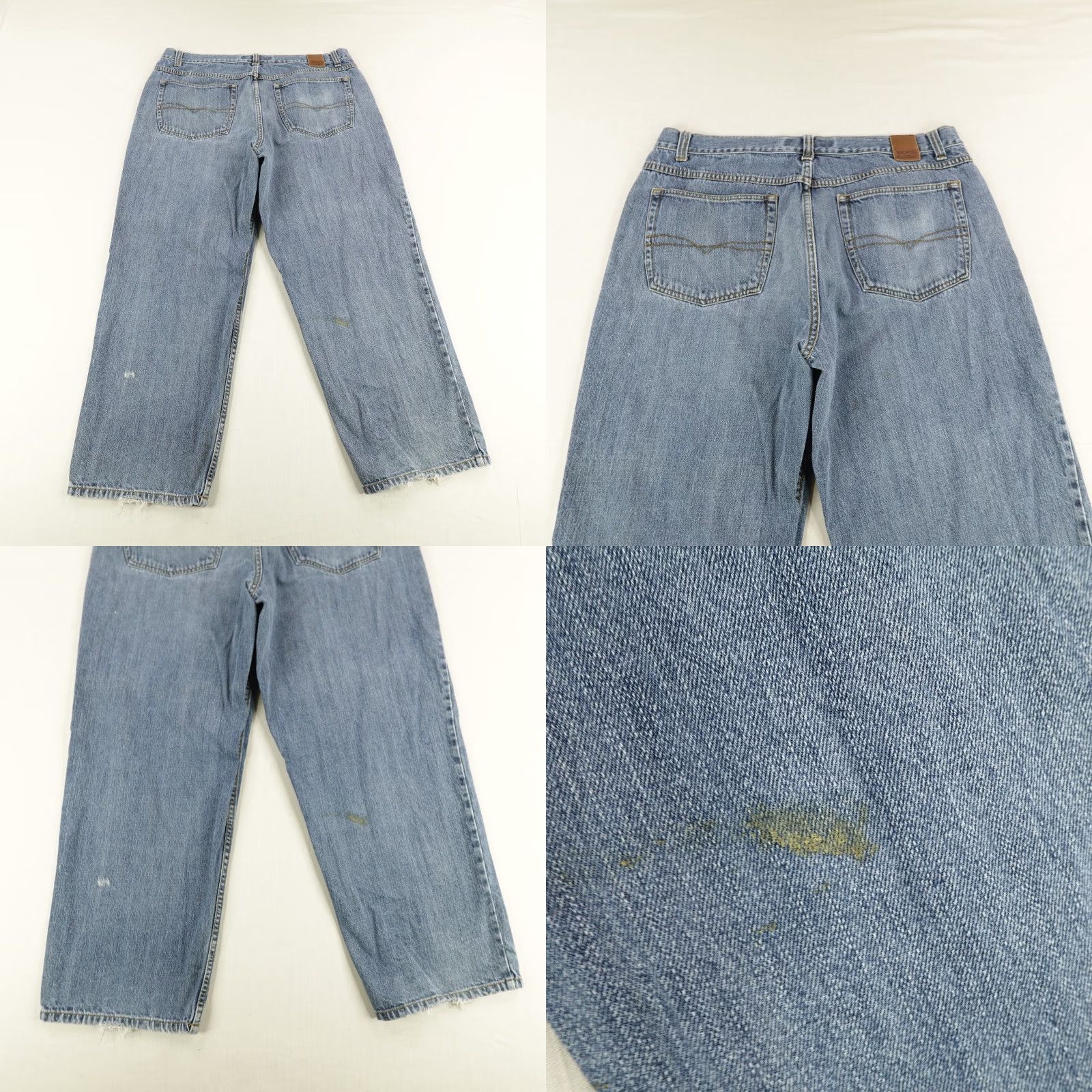 Anchor Blue VINTAGE Anchor Blue Jeans Mens 40x30 Denim Relaxed Fit Blue 90s Grunge Style Straight Leg Jeans Mens Size US 38 / EU 54 - 8 Thumbnail