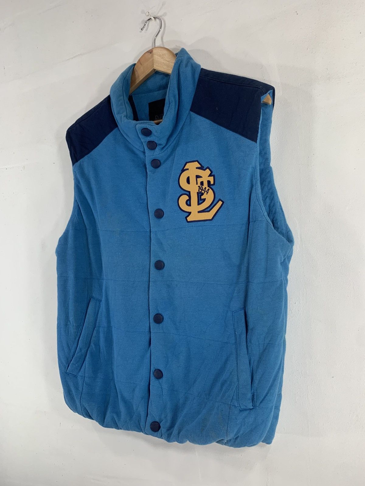 MLB Vintage Rare MLB St. Loius All Star Game 1948 Vest Size 38R - 9 Thumbnail