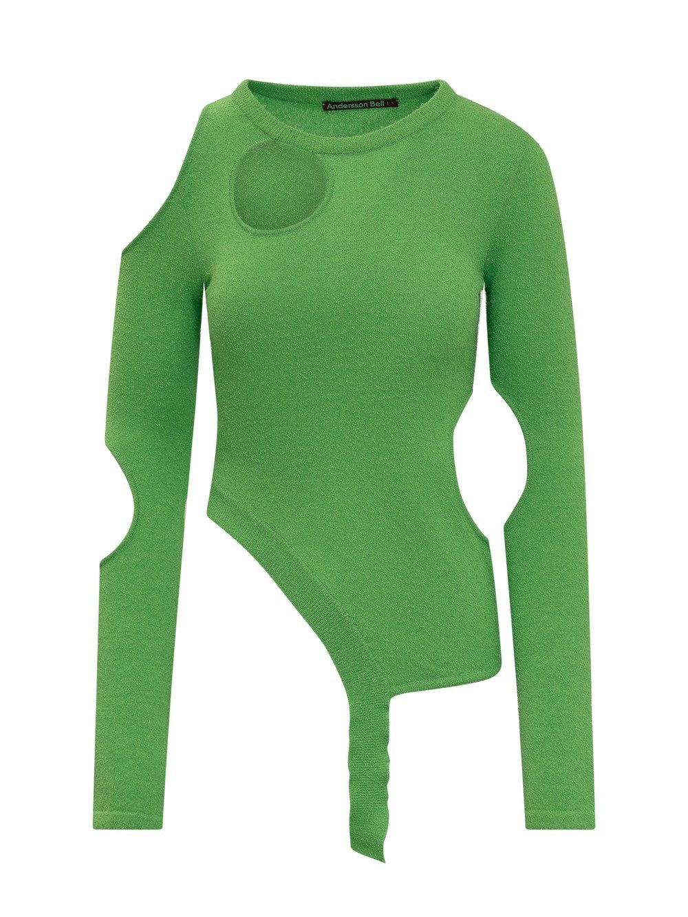 Andersson Bell o1mle1224 Bonnie Cut Out Sweater in Green Size M / US 6-8 / IT 42-44 - 1 Thumbnail