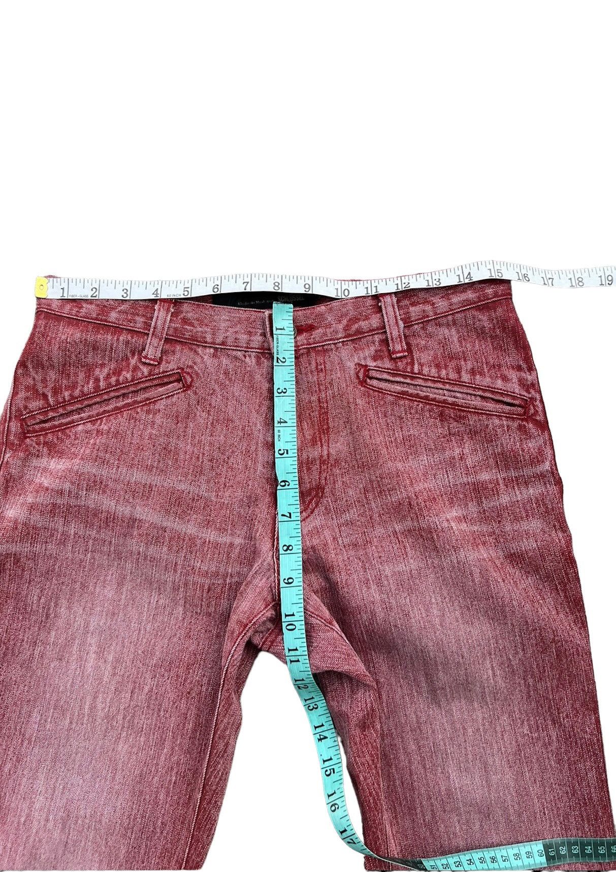 Schlussel Vintage Schlussel Japan Fade Red Denim Flare Jeans Size US 30 / EU 46 - 3 Thumbnail