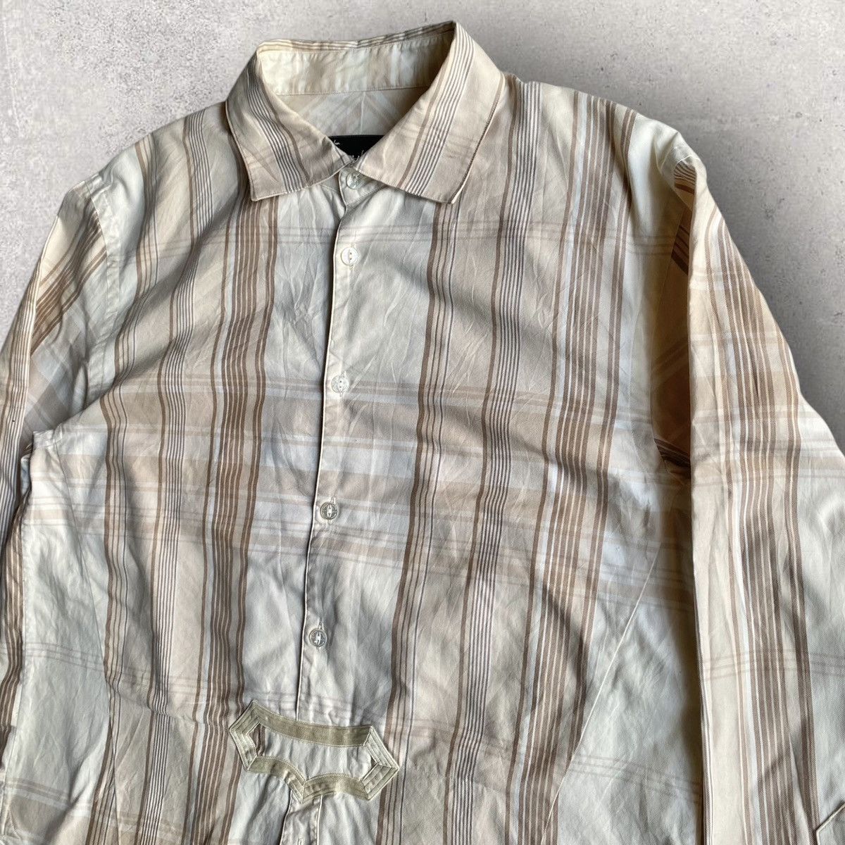 Number (N)ine SS09 Archer Plaid Pull Over Shirt Size US S / EU 44-46 / 1 - 1 Thumbnail