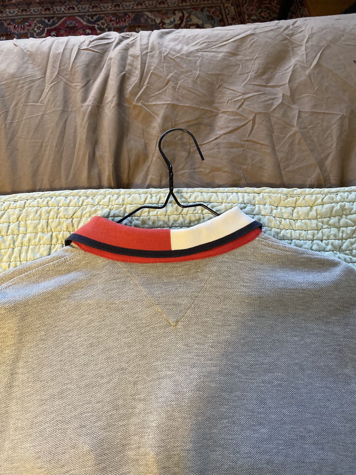 Tommy Hilfiger × Tommy Jeans × Vintage VTG Tommy Hilfiger Polo Division 088 Athletics Shirt Size L Size US L / EU 52-54 / 3 - 7 Thumbnail